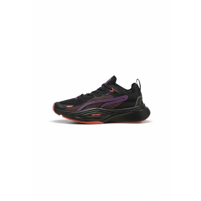 Abbildung von Puma Nitro 2 Laufschuh Straße, Größe: 45, Black pure magenta Kunststoff/textil