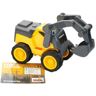 Abbildung von Theo Klein 2425 Volvo Power Löffelbagger Hochwertiger Bagger im Maßstab 1:24 Schaufel mit robusten Gelenken Maße: 22,5 cm x 11,5 12,5 Spielzeug für Kinder ab 3 Jahren