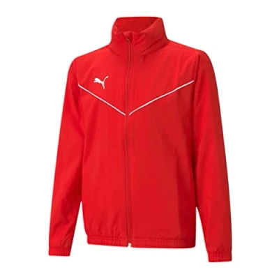Abbildung von Puma Regenjacke / wasserabweisende Jacke für Kinder, Größe: 110, Rotweiss