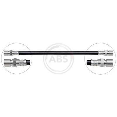 Abbildung von A.B.S. SL 2392 Bremsschläuche 340 INN M10x 1.0 VOLKSWAGEN: Kaefer, LT 28 35 I Kastenwagen, Bus
