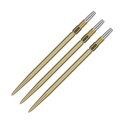 Abbildung von Target Darts Swiss Points, Nano Point Dartspitzen (3er Pack Spitzen) 30MM, Gold Change Dartspitzen, Profi Dart Zubehör