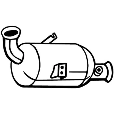 Abbildung von BOSAL 097 733 Rußpartikelfilter Euro 5 Cordierit mit Anbauteilen MERCEDES BENZ: GLK, C Klasse T modell, E Limousine
