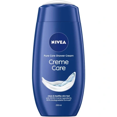 Abbildung von NIVEA Creme Care Pflegedusche (250 ml), Duschgel mit Vitaminen und wertvollen Ölen, feuchtigkeitsspendende Cremedusche mildem Duft für eine zarte Pflege