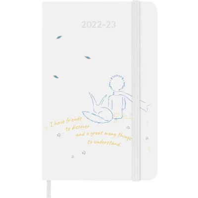 Abbildung von Moleskine Weekly Planner 18 Months 2022 2023, Limited Edition &quot;Le Petit Prince,&quot; With Hard Cover And Elastic Closure, Size Pocket, 9 x 14 cm, Color Fox
