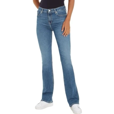 Abbildung von Tommy Hilfiger Jeans Bootcut, Damen, Größe: 28x30, Blue denim