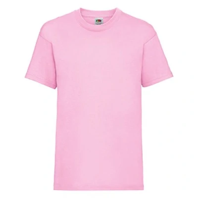 Abbildung von Fruit of the Loom Jungen T Shirt, Rosa, 14 15 Jahre (164)