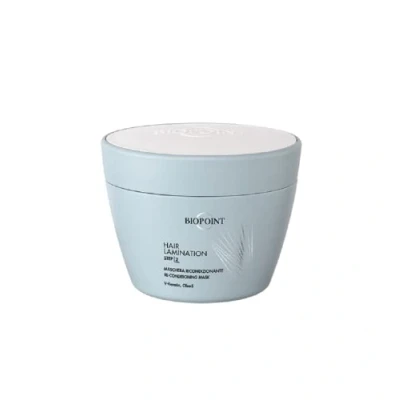 Abbildung von Biopoint Hair Lamination regenerierende Maske für strapaziertes und Haar, pflegt spendet Feuchtigkeit, Weichheit Glanz, Spiegeleffekt, 200 ml
