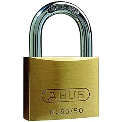 Abbildung von Abus Fahrradschloss 65/50mm. grau. Schlüssel. 7cm. AB0102A