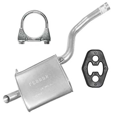 Abbildung von Endschalldämpfer Auspuff Endtopf für 1.8 TDCI 2.0 Ford Galaxy 2 II WA6, Mondeo 4 IV MK4, S Max I 1 MK1