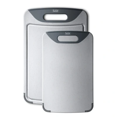 Abbildung von Silit Schneidebrett, (Set, B/L: 25/38 und 20/32 cm), rutschfest, beidseitig nutzbar