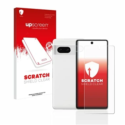 Abbildung von upscreen Schutzfolie für Google Pixel 7 (Display+Kamera) Kristall klar, Kratzschutz, Anti Fingerprint