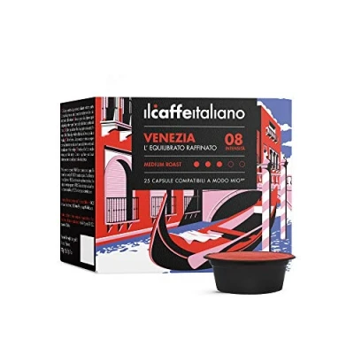 Abbildung von Il Caffè Italiano Kaffeekapseln Kompatibel Lavazza A Modo Mio Venezia 120 Stk Ausgewogenem, Cremigem Aroma Kapseln Frhome