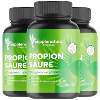 Abbildung von supplenatura® Propionsäure Kapseln (Natriumpropionat E281) 630 St
