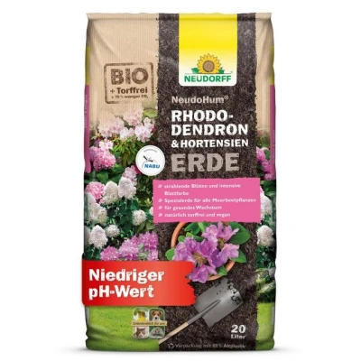 Abbildung von Neudorff Bio Erde NeudoHum Hortensienerde 20 l Pflanzerde Blumenerde