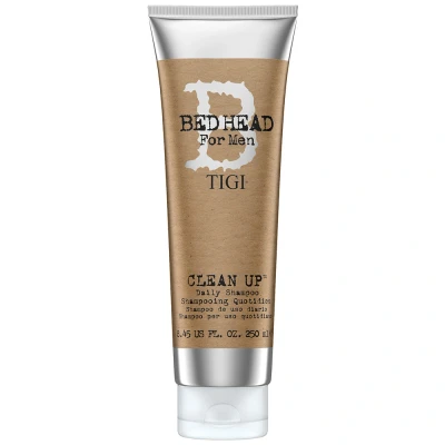 Abbildung von Bed Head for Men by TIGI Clean Up Shampoo für Herren jeden Tag normales Haar, 250 ml