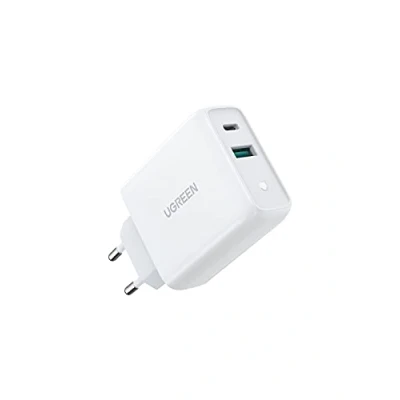 Abbildung von UGREEN 36W Dual Port EU USB A/USB C Ladegerät
