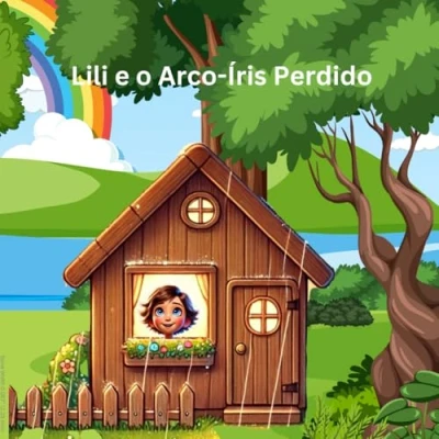 Abbildung von Lili e o Arco Íris Perdido: uma história sobre a aventura de menina seus amigos.