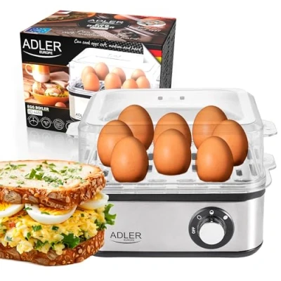 Abbildung von Adler Küchenorganizer Set AD 4486 Eierkocher für 8 Eier