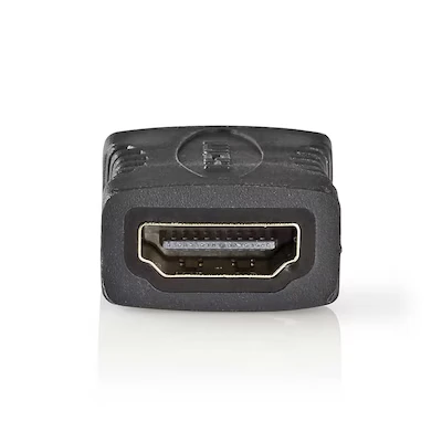 Abbildung von Nedis HDMI™ Adapter Buchse Vergoldet Gerade PVC Anthrazit 1 Stück Verpackung mit Sichtfenster