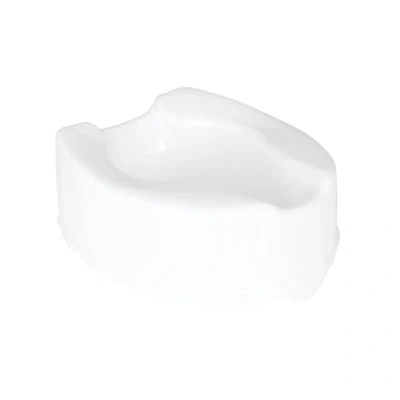 Abbildung von Homecraft Savanah erhöhter WC Sitz ohne Deckel, längliche und erhöhte Sitzstütze für ältere, behinderte Benutzer, weiße Farbe, 150 mm (6 Zoll)