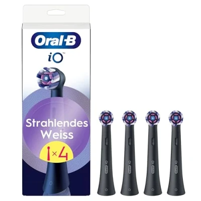 Abbildung von Oral B Oralb AUFSTECKBÜRSTEN IO Strahlendes Weiss 4ST. Black Elektrische Zahnbürste, Größe: One Size,