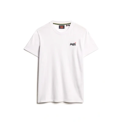 Abbildung von Superdry Rundhalsshirt ESSENTIAL CONTRAST EMB TEE