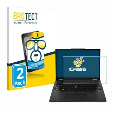 Abbildung von BROTECT (2 Stück Schutzfolie für Lenovo ThinkPad X13 Gen 4 Displayschutz Folie Ultra Klar