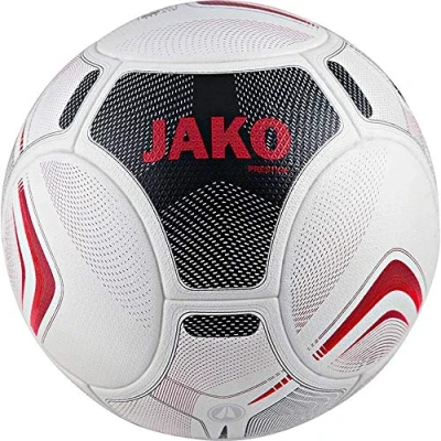 Abbildung von JAKO Fußbälle Spielball Prestige, weiß/schwarz/rot, 5, 2344