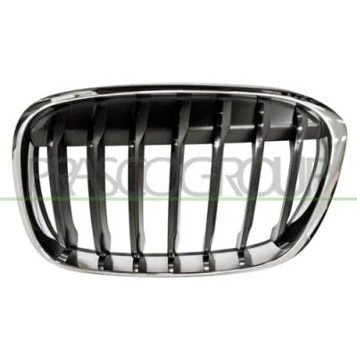 Abbildung von PRASCO BM7062004 Kühlergrill vorne links chrom/schwarz BMW: X1