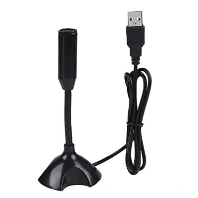 Abbildung von Topiky Mikrofon, Kondensator USB 2.0 Mikrofon Flexibles Desktop Standmikrofon für PC Laptop /USB Mikrofon/Meeting