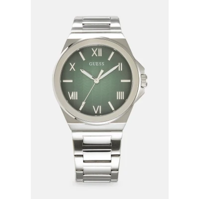 Abbildung von Guess Uhr silvercoloured, Herren, Größe: One Size, Silver coloured