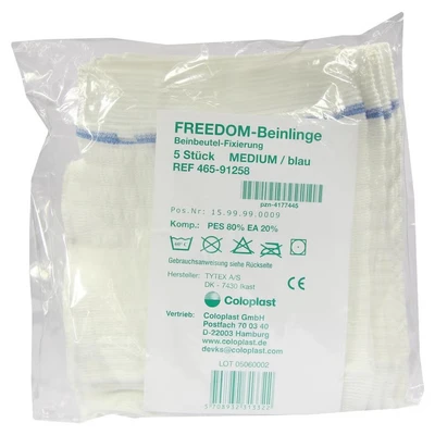 Abbildung von Freedom Beinlinge Medium blau 5 St