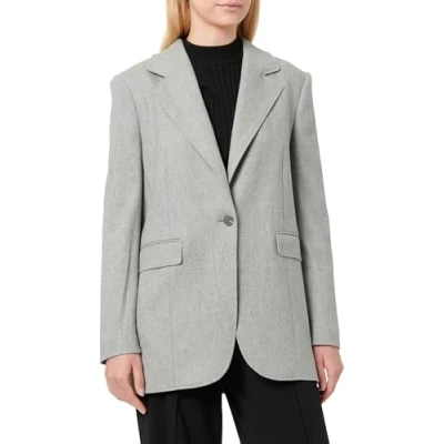 Abbildung von BOSS Jasobane Kurzmantel, Damen, Größe: 40, Silver one
