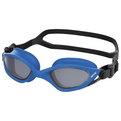 Abbildung von SEAC Viper, beschlag und Kratzfeste Schwimmbrille für Hochleistungssportler, Damen Herren, Blau/Schwarz