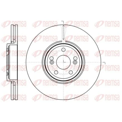 Abbildung von REMSA 61234.10 Bremsscheibe Vorderachse 324, 324 28 5 Belüftet RENAULT: ESPACE 4, Vel Satis