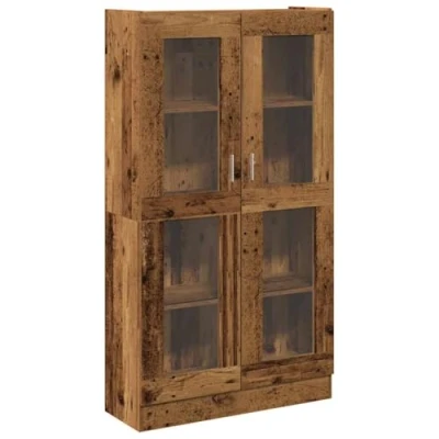 Abbildung von vidaXL Bücherregal Highboard Altholz Optik 82,5x30,5x150 cm Holzwerkstoff, 1 tlg.