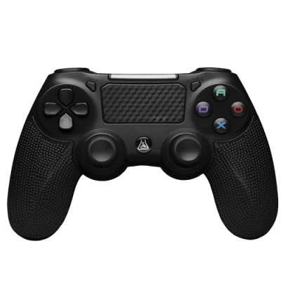 Abbildung von The G Lab K Pad Thorium PS4, kabelloser Controller für PS4 mit integrierten Vibrationen, ergonomischer Touchpad, Audiobuchse, wiederaufladbarer Akku langer