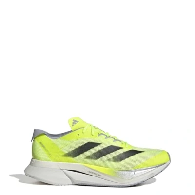 Abbildung von adidas Performance Adizero Boston 12 Unisex Laufschuh Straße, Größe: 40, Lucid lemon/core black/silver metallic Schuhe