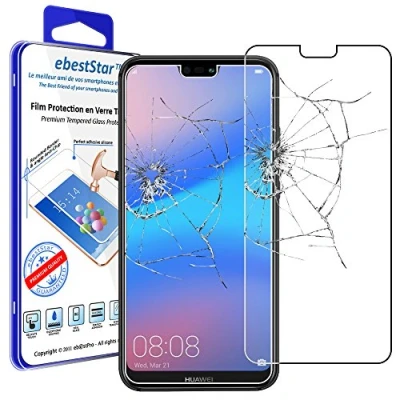 Abbildung von ebestStar kompatibel mit Huawei P20 Lite Panzer Schutz Glas Schutzfolie, 9H gehärte Schutzglas, HD Displayschutz, Ultrabeständig
