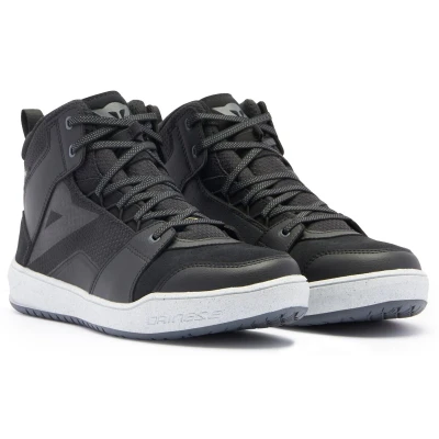 Abbildung von Dainese Herren Suburb D Wp Shoes wasserdichte Motorrad Sneaker, Schwarz/Weiß/Eisengrau, 40 EU