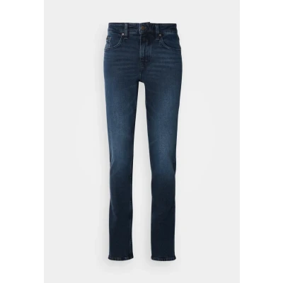 Abbildung von Marc OPolo DENIM 5 Pocket Jeans, normale Bundhöhe, tapered fit, used washed