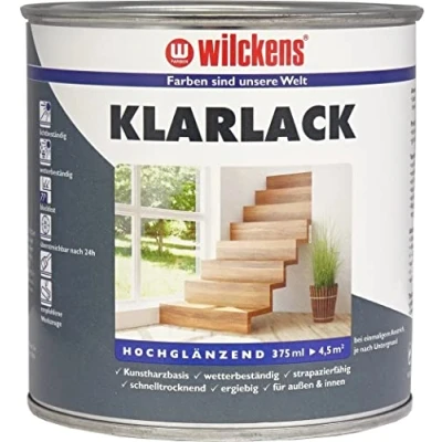 Abbildung von Wilckens Kunstharz Klarlack hochglänzend, 375 ml, farblos