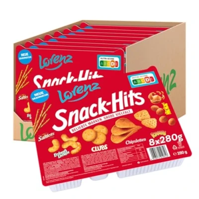 Abbildung von Lorenz Snack World Hits, 8er Pack (8 x 280 g)