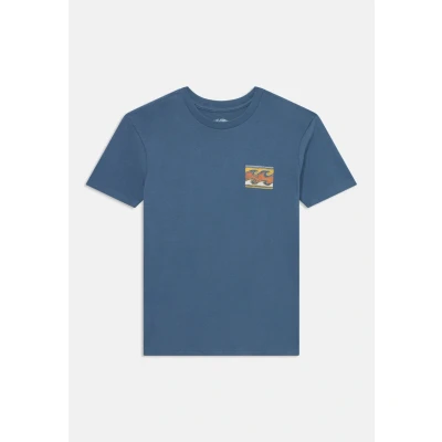 Abbildung von BILLABONG T Shirt mit kurzen Ärmeln, Bleistift Wave SS Kids, Blau, M