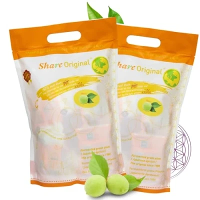Abbildung von 2 x 500g Share Original fermentierte grüne Pflaume jap. Aprikose Monatskur, fermentiert Pflaume, schmeckt köstlich süß säuerlich, vegan, laktosefrei
