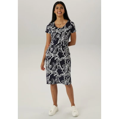 Abbildung von Aniston SELECTED Sommerkleid, mit zwei Eingriffstaschen NEUE KOLLEKTION