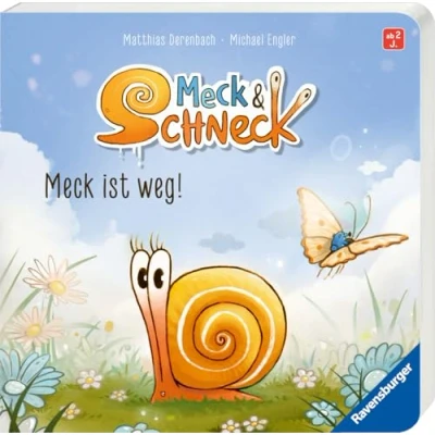 Abbildung von Meck und Schneck: ist weg! Gefühlstarkes Pappbilderbuch für Kinder ab 2 Jahren zum Entdecken Suchen.