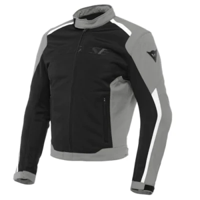 Abbildung von Dainese Hydraflux 2 Air D Dry Jacket, Motorradjacke Sommer mit Abnehmbarem Wasserdichtem Futter, Herren, Schwarz/Charcoal Gray, 50