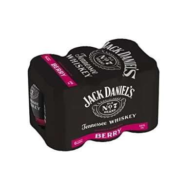 Abbildung von Jack Daniel&#039;s &amp; Berry Whiskey Noten treffen auf bitter süße Beerenlimonade 6 x 0.33L/ 10% Vol.