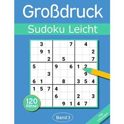 Abbildung von Sudoku Großdruck Leicht: Buch mit 120 Einfachen Sudokus für Erwachsene &amp; Senioren Band 3
